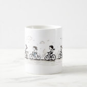 Freunde und süße Erinnerungen Kaffeetasse (Mittel)