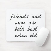 Freunde und Weinmäuse Mousepad (Mit Mouse)