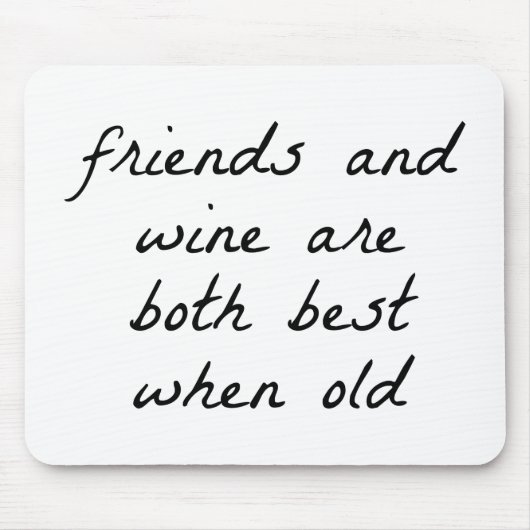 Freunde und Weinmäuse Mousepad (Vorne)
