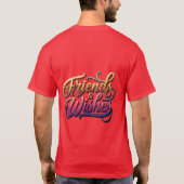 Freunde und Wünsche T-Shirt (Rückseite)