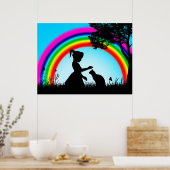 Freunde unter dem Regenbogen Poster (Küche)