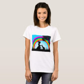Freunde unter dem Regenbogen T-Shirt (Vorne ganz)