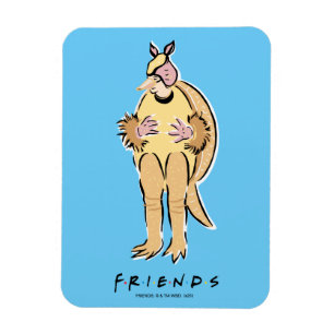 FREUNDE™  Urlaub Armadillo Magnet