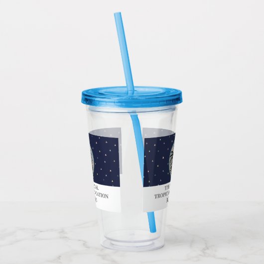 Freunde Urlaub Tropische Girls Tour Palmen Acryltrinkbecher (Links)