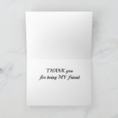 **FREUNDE VERDIENEN EINEN SEHR GLÜCKLICHEN GEBURTS KARTE (Innenseite)