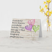 **FREUNDE VERDIENEN EINEN SEHR GLÜCKLICHEN GEBURTS KARTE (Gelbe Blume)