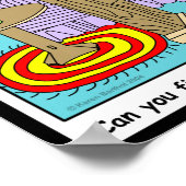 Freunde versteckte Objekte Puzzle Poster (Ecke)