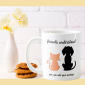 Freunde verstehen Hunde als Besties Kaffeetasse