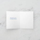 Freunde Vielen Dank Daisy Blue Scripture Bible Ver Karte (Innenseite)