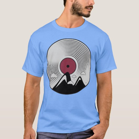 Freunde Vintager Musikmönche T-Shirt (Vorderseite)