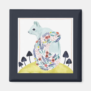 Freunde Volkskunst-des Eichhörnchens der Magnet