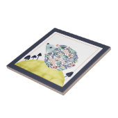 Freunde von Clementine | Folk Art Hedge Hog Fliese (Seite)