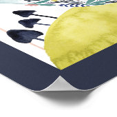 Freunde von Clementine | Folk Art Hedge Hog Poster (Ecke)