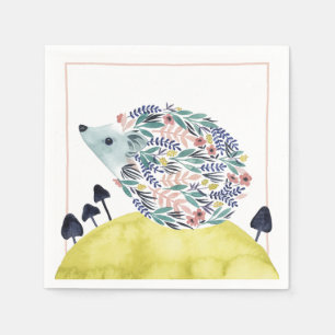 Freunde von Clementine Folk Art Hedge Hog Serviette