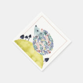 Freunde von Clementine | Folk Art Hedge Hog Serviette (Ecke)