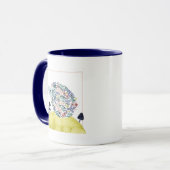 Freunde von Clementine | Folk Art Hedge Hog Tasse (Vorderseite Links)