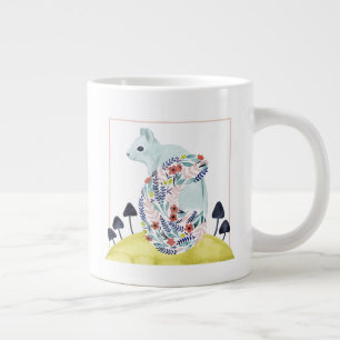 Freunde von Clementine   Volkskunsthörnchen Jumbo-Tasse