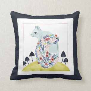 Freunde von Clementine Volkskunsthörnchen Kissen