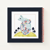 Freunde von Clementine | Volkskunsthörnchen Notizblock (Rückseite)