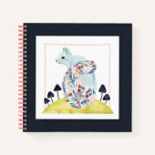 Freunde von Clementine | Volkskunsthörnchen Notizblock (Vorderseite)