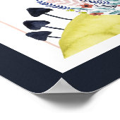 Freunde von Clementine | Volkskunsthörnchen Poster (Ecke)