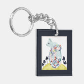 Freunde von Clementine | Volkskunsthörnchen Schlüsselanhänger (Vorderseite links)