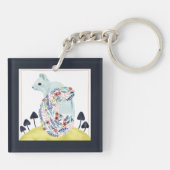 Freunde von Clementine | Volkskunsthörnchen Schlüsselanhänger (Rückseite)