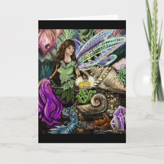 Freunde von Fairy und Newt Karte (Vorderseite)