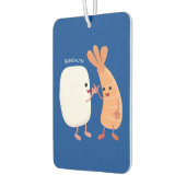 Freunde von niedlichem Sushi-Reis Cartoon Autolufterfrischer (Links)