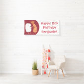 Freunde von niedlichem Sushi-Reis Cartoon Banner (Insitu)