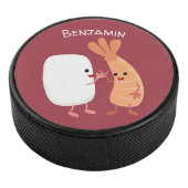 Freunde von niedlichem Sushi-Reis Cartoon Eishockey Puck (3/4)