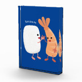 Freunde von niedlichem Sushi-Reis Cartoon Fotoblock (Rechts)