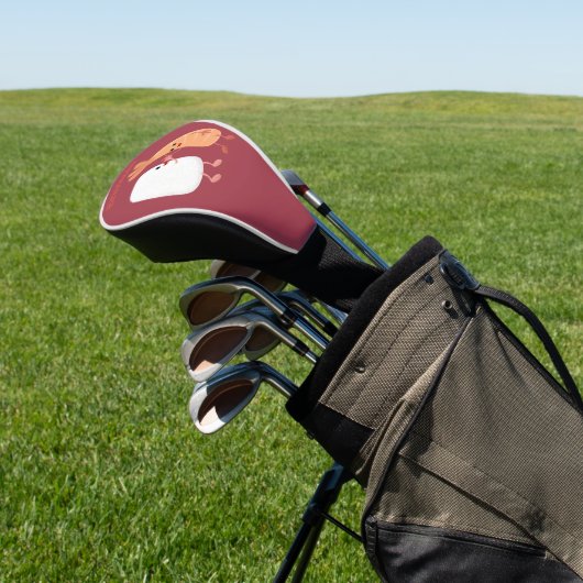 Freunde von niedlichem Sushi-Reis Cartoon Golf Headcover (In SItu)