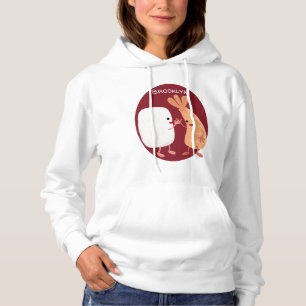 Freunde von niedlichem Sushi-Reis Cartoon Hoodie