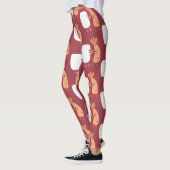 Freunde von niedlichem Sushi-Reis Cartoon Leggings (Links)