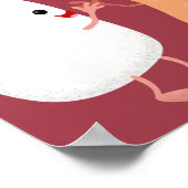 Freunde von niedlichem Sushi-Reis Cartoon Poster (Ecke)