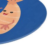 Freunde von niedlichem Sushi-Reis Cartoon Schneidebrett (Ecke)