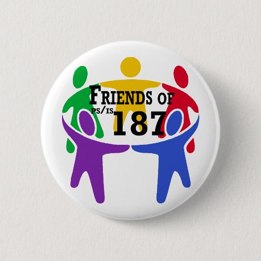 Freunde von PS/IS 187 Knopf Button (Vorderseite)