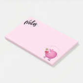 Freunde von Schweinefleisch und Bienen Post-it Klebezettel (angewinkelt)