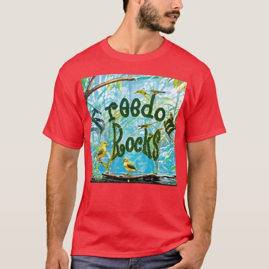 Freunde von Yellow Bird T-Shirt (Vorderseite)