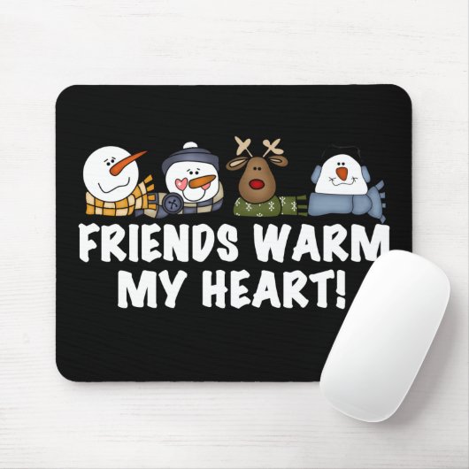 Freunde warmen mein Herz! Mousepad (Mit Mouse)