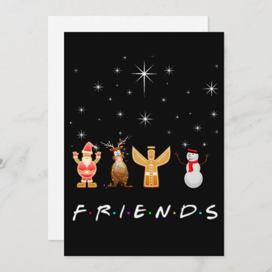 Freunde Weihnachten (Vorne/Hinten)