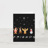 Freunde Weihnachten Karte (Vorderseite)