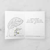 Freunde, wenn das Leben überwältigend unterstützen Karte (Innenseite)