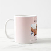 Freunde werden für immer rosafarbenes Foto Kaffeetasse (Links)