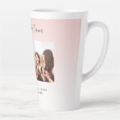 Freunde werden für immer rosafarbenes Foto Milchtasse (Rechts)