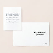 Freunde wie Condoms - Vorschlag für einen lustigen Folienkarte (Anzeige)