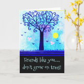 FREUNDE WIE DU KARTE (Gelbe Blume)