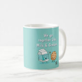 Freunde wie Milch und Keks Kaffeetasse (VorderseiteRechts)