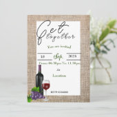 Freunde Wiedersehen Einladung (Stehend Vorderseite)